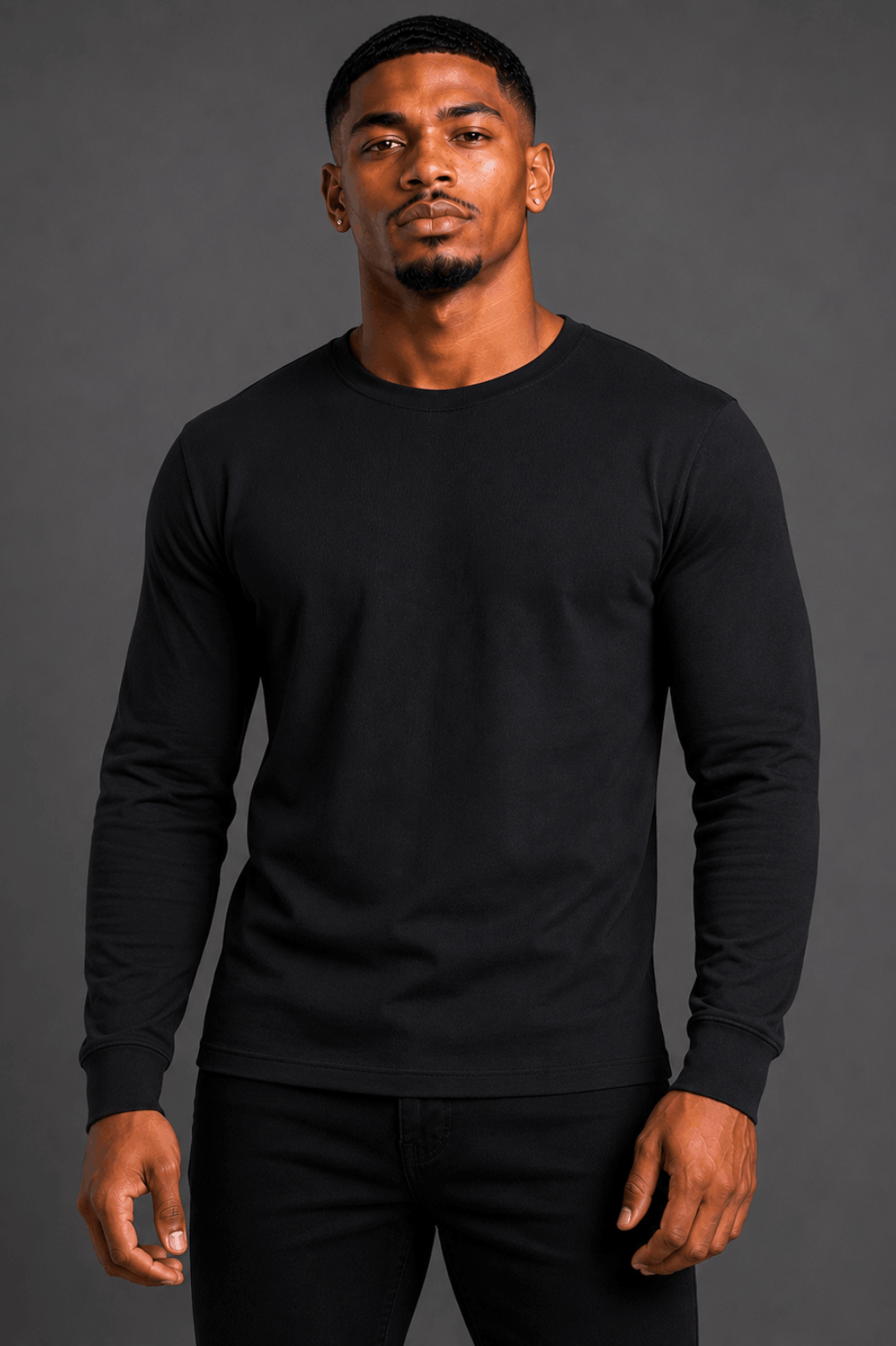 black long sleeve f