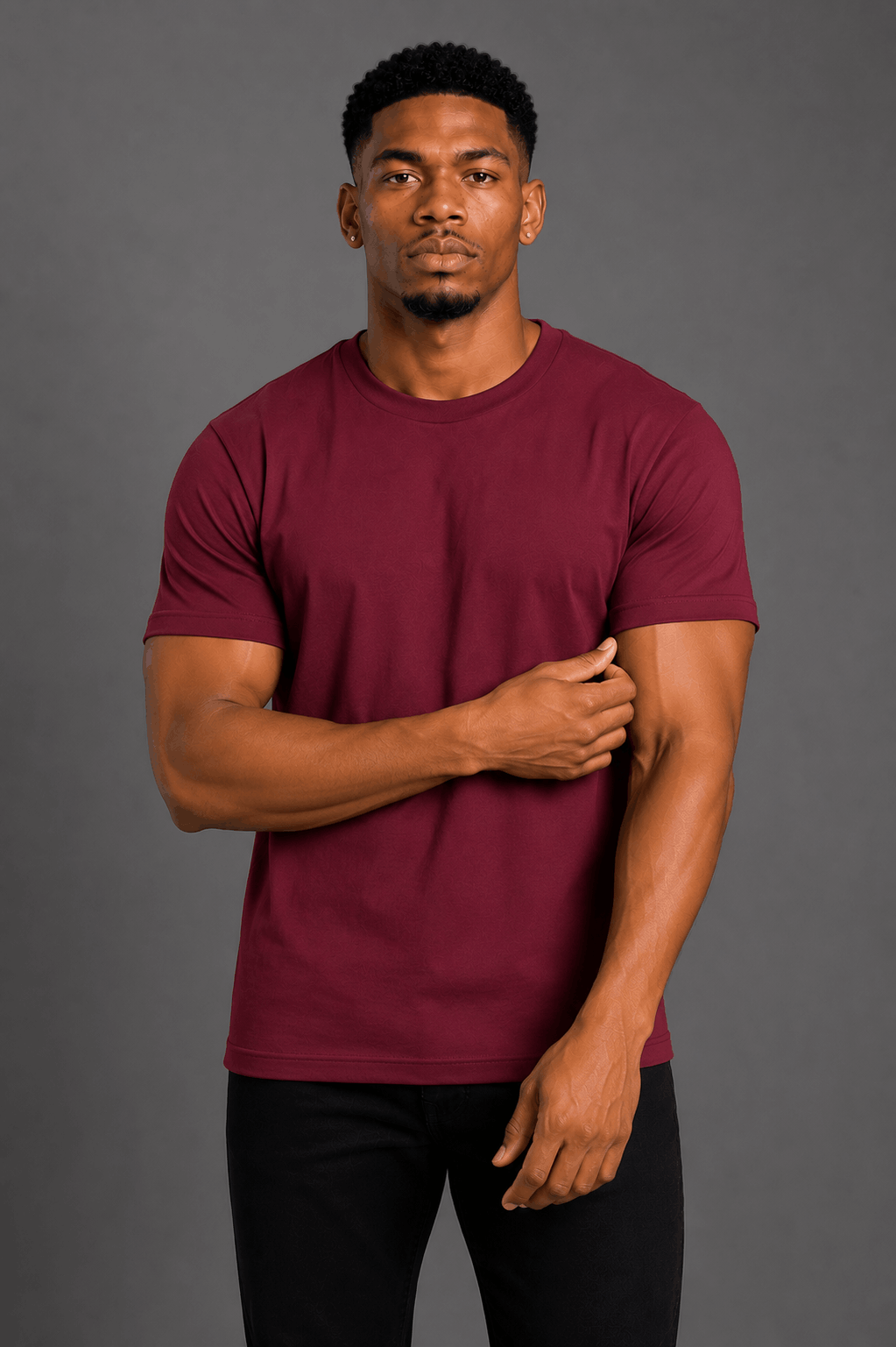 burgundy front